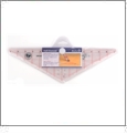 Half Diamond Ruler 14-1/2" - Hemline Rulers