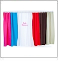Cotton Waffle Shower Curtain Embroidery Blanks