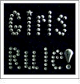 Girls Rule - Silver Facets & Clear Crystals 2.5