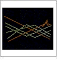 Jean Pocket Design - Colored Facets 5.25"x3" Iron-On by Mark Richards - PACK OF 1