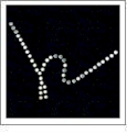 Jean Pocket Design - Crystals 4.25"x3.5" Iron-On by Mark Richards - PACK OF 1