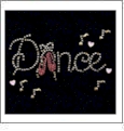 Dance - Crystals, Nailheads, & Cabochons 6.5"x4.5" Iron-On by Mark Richards