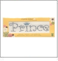 Prince - Crystals 1.25"x5" Crystal Daisy Baby Iron-On by Mark Richards