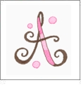 Princess Polka Dot Alphabet Embroidery Designs by Great Notions on a CD-ROM 112403