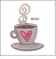 Coffee Talk Embroidery Designs by Great Notions on a CD-ROM 1532GNP
