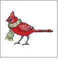 Christmas Cardinals Embroidery Designs on a Multi-Format CD-ROM GC230C-CRC