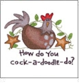 Cock A Doodle Doo Embroidery Designs by Great Notions on a Multi-Format USB Stick GC227S-CDD