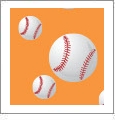 Baseball 02 - QuickStitch Embroidery Paper - One 8.5in x 11in Sheet - CLOSEOUT