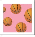 Hoops - Basketball 04 - QuickStitch Embroidery Paper - One 8.5in x 11in Sheet - CLOSEOUT