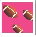Football 08 - QuickStitch Embroidery Paper - One 8.5in x 11in Sheet - CLOSEOUT