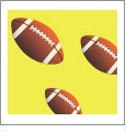 Football 07 - QuickStitch Embroidery Paper - One 8.5in x 11in Sheet - CLOSEOUT