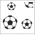 Just For Kicks - Soccer 10 - QuickStitch Embroidery Paper - One 8.5in x 11in Sheet- CLOSEOUT