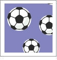 Just For Kicks - Soccer 08 - QuickStitch Embroidery Paper - One 8.5in x 11in Sheet - CLOSEOUT