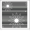 Starstruck Large 05 - QuickStitch Embroidery Paper - One 8.5in x 11in Sheet