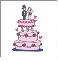 Love & Marriage Collection Embroidery Designs by Great Notions on a CD-ROM 112423