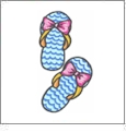 Summer Vacation Collection Embroidery Designs by Great Notions on a CD-ROM 112422