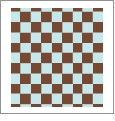 Checkers 04 - QuickStitch Embroidery Paper - One 8.5in x 11in Sheet - CLOSEOUT
