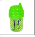 Baby's First Sippy Cup Acrylic Embroidery Blank - Green