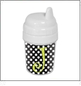 Baby's First Sippy Cup Acrylic Embroidery Blank - White