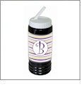Sports Bottle Acrylic Embroidery Blank BLACK