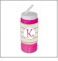 Sports Bottle Acrylic Embroidery Blank PINK