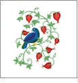 Jacobean Applique Embroidery Designs by Amazing Designs on a Multi-Format CD-ROM ADC-164J