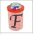 Can Cooler with Red Ring Acrylic Embroidery Blank