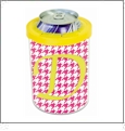 Can Cooler with Yellow Ring Acrylic Embroidery Blank