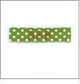 Green/White Polka Dot Headband Embroidery Blanks