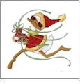 Merry Mitzy Embroidery Designs on a BROTHER Embroidery Card PC842B