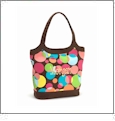 Wacky Dot Tall Purse Embroidery Blanks