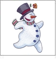 Snowmen at Play Embroidery Designs by Amazing Designs on a Multi-Format CD-ROM ADC-178