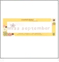 Miss September - Crystal Daisy Baby .75" x 4" Iron-On Crystals by Mark Richards