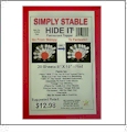 Hide It Red 8.5in x 10in 20 Sheet Pack Permanent Embroidery Topping