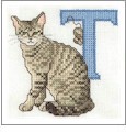 Cat Alphabet Embroidery Designs on CD from the Vermillion Stitchery