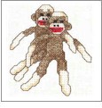 Sock Monkeys Embroidery Designs on CD from the Vermillion Stitchery