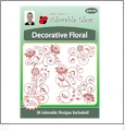 Decorative Floral Embroidery Designs by John Deer's Adorable Ideas - Multi-Format CD-ROM AIDFL