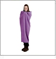 Adult Cotton Waffle 50" x 60" Blanket Throw Embroidery Blanks - Amethyst CLOSEOUT
