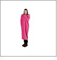 Adult Cotton Waffle 50" x 60" Blanket Throw Embroidery Blanks - Fuschia CLOSEOUT