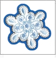 In-The-Hoop Brooches Embroidery Designs by Amazing Designs on a Multi-Format CD-ROM ADC-236