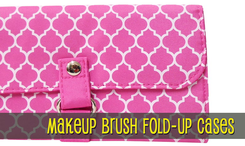 Makeup Brush Fold-Up Cases