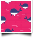 Whaley Cute in HOT PINK - QuickStitch Embroidery Paper - One 8.5in x 11in Sheet- CLOSEOUT