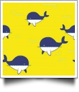 Whaley Cute in YELLOW - QuickStitch Embroidery Paper - One 8.5in x 11in Sheet- CLOSEOUT