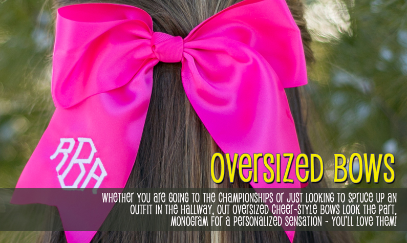 Oversized Cheer-Style Bows