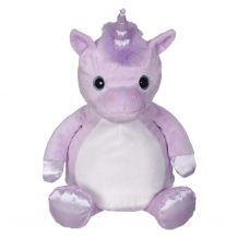 Embroidery Buddy Stuffed Animal - Violette Unicorn 16" - VIOLET
