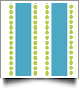 Dotty Stripe Print QuickStitch Embroidery Paper - One 8.5in x 11in Sheet - CLOSEOUT