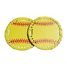 The Coral Palms® 3" EasyStitch Medallion Add-Ons One Pair - SOFTBALL - CLOSEOUT