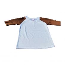 The Coral Palms® Toddler Sports Raglan Shirt - FOOTBALL/WHITE - CLOSEOUT