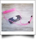 Universal Waterproof Cellphone Pouch with Lanyard - PINK - CLOSEOUT