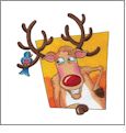 Reindeer  Amazing Designs ADC-28J Jumbo Embroidery Designs on CD